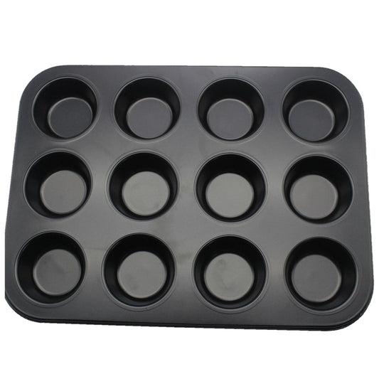12 Hole Cupcake Tray, Muffin Pan non stick cupcake baking pan kitchen utensil